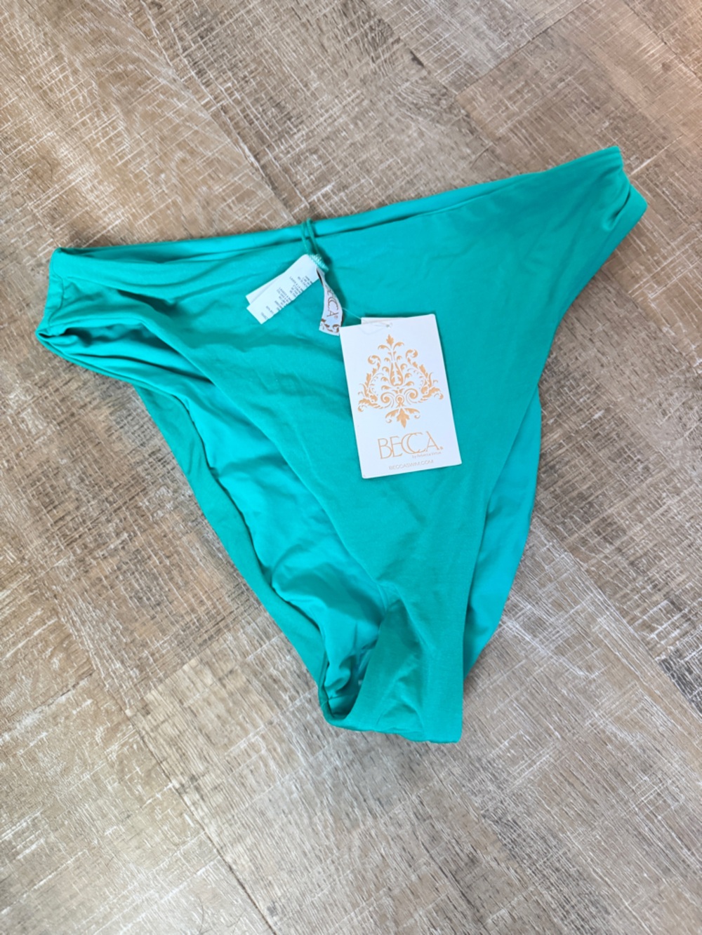 BECCA Teal Green Bikini Bottom - Classic Cut